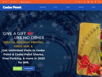 Desktop screenshot for cedarpoint.com