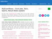 Desktop screenshot for myexamnews.com
