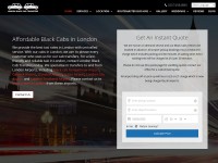 Desktop screenshot for londonblackcabtransfers.com