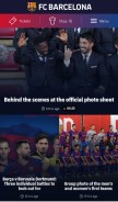 How fcbarcelona.com looks like on a mobile device such as an iPhone.