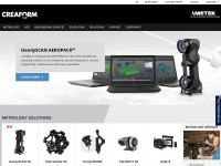 Desktop screenshot for creaform3d.com