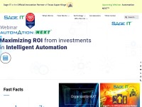 Desktop screenshot for sageitinc.com