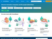 Desktop screenshot for crunchbase.com
