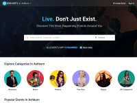 Desktop screenshot for allevents.in