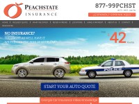 Desktop screenshot for peachstateinsurance.net