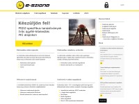 Screenshot of e-szigno.hu