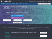 Desktop screenshot for predictz.com