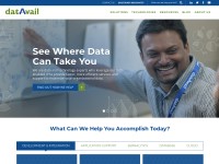 Desktop screenshot for datavail.com