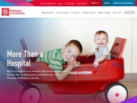 Desktop screenshot for phoenixchildrens.com