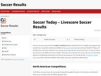 Desktop screenshot for soccerresults.us