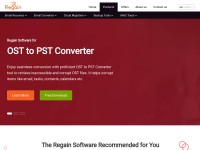 Desktop screenshot for regainsoftware.com