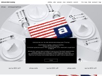 Desktop screenshot for alexanderwang.com
