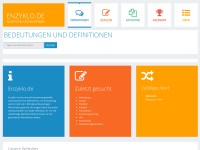 Desktop screenshot for enzyklo.de
