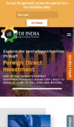How fdi.finance looks like on a mobile device such as an iPhone.