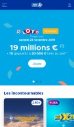 How fdj.fr looks like on a mobile device such as an iPhone.