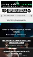 How fearlessmotivation.com looks like on a mobile device such as an iPhone.