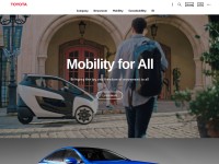 Desktop screenshot for global.toyota