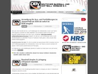 Desktop screenshot for baseball-softball.de