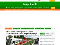 Desktop screenshot for senenews.com