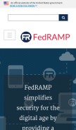How fedramp.gov looks like on a mobile device such as an iPhone.