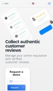 How feedbackcompany.com looks like on a mobile device such as an iPhone.