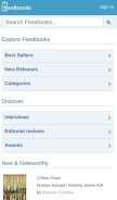 How feedbooks.com looks like on a mobile device such as an iPhone.