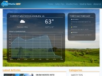 Desktop screenshot for todaysweathernow.com