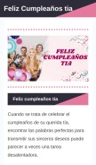 How felizcumpleanostia.online looks like on a mobile device such as an iPhone.