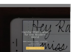 How feltapp.com looks like on a tablet such as an iPad.