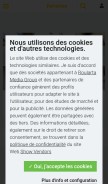 How femmesdaujourdhui.be looks like on a mobile device such as an iPhone.