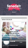 How fenedair.com looks like on a mobile device such as an iPhone.