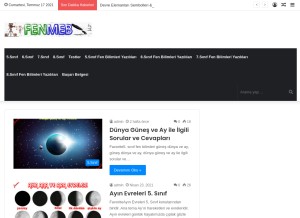 How fenmeb.com looks like on a tablet such as an iPad.