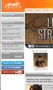 How feralinteractive.com looks like on a mobile device such as an iPhone.