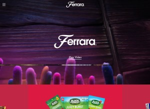 How ferrarausa.com looks like on a tablet such as an iPad.