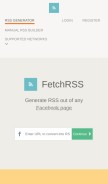 How fetchrss.com looks like on a mobile device such as an iPhone.