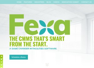 How fexa.io looks like on a tablet such as an iPad.