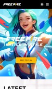 How ff.garena.com looks like on a mobile device such as an iPhone.