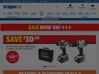 Desktop screenshot for screwfix.com