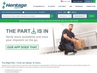 Desktop screenshot for heritageparts.com