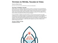 Desktop screenshot for terrenosenmeridayucatan.com.mx