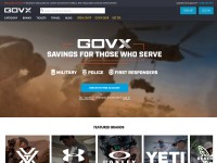 Desktop screenshot for govx.com