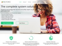 Desktop screenshot for restoro.com