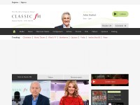 Desktop screenshot for classicfm.com