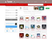 Desktop screenshot for mytuner-radio.com