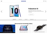 Desktop screenshot for samsungelectronics.com