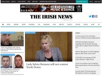 Desktop screenshot for irishnews.com