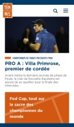 How fft.fr looks like on a mobile device such as an iPhone.