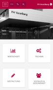 How fhv.at looks like on a mobile device such as an iPhone.