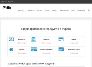 How fibi.tech looks like on a tablet such as an iPad.