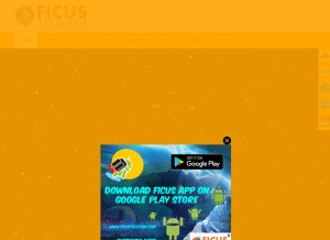 How ficustelecom.com looks like on a tablet such as an iPad.